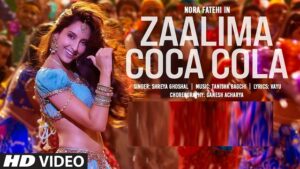 Shreya Ghoshal - Zalima Coca Cola Lyrics (From Bhuj)