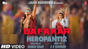 A R Rahman - Dafa Kar Lyrics ( from Heropanti 2)