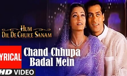 Udit Narayan - Chand Chhupa Badal Mein Lyrics In English (Translation)